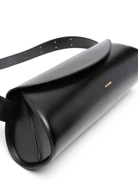Jil Sander large Cannolo leather shoulder bag - Black - zdjęcie produktu nr 2