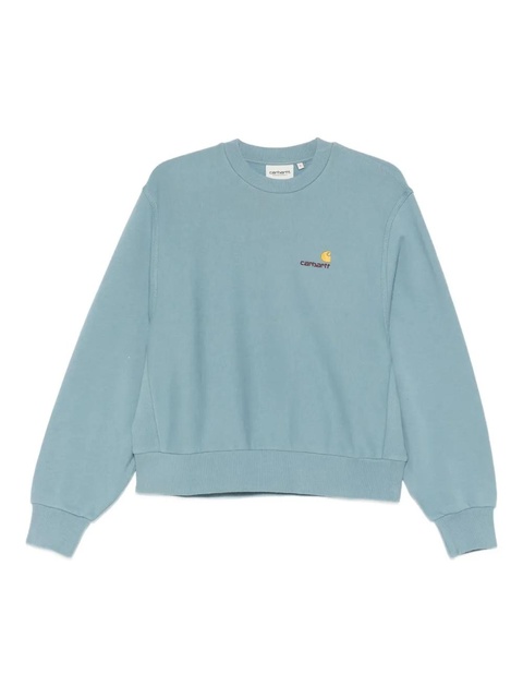 Carhartt WIP logo-embroidered sweatshirt - Blue - zdjęcie produktu nr 1