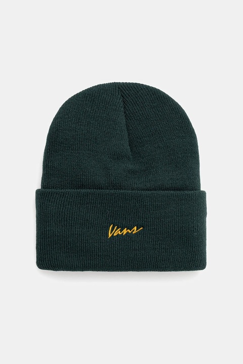 Vans czapka kolor zielony VN000QATEMU1 - zdjęcie produktu nr 1