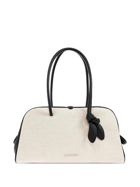 Jacquemus Le Turismo knotted tote bag - Neutrals - zdjęcie produktu nr 2
