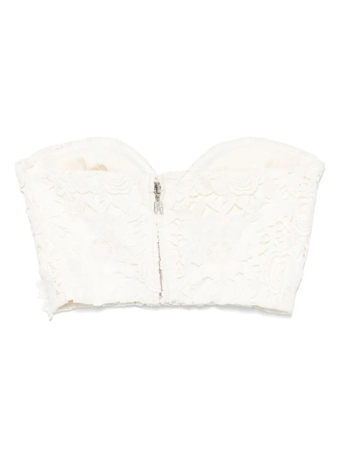ROTATE BIRGER CHRISTENSEN 3D lace corset top - White - zdjęcie produktu nr 2