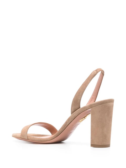 Aquazzura 85mm So Nude Block sandals - Brown - zdjęcie produktu nr 2