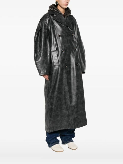 GANNI double-breasted coat - Black - zdjęcie produktu nr 2