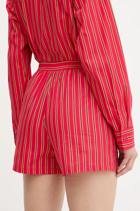 Silvian Heach szorty bawełniane TAIR damskie kolor różowy wzorzyste high waist GPP25445SH - zdjęcie produktu nr 1