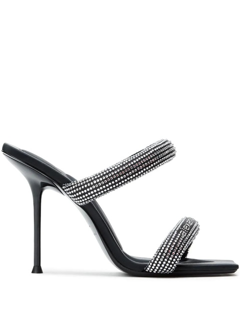Alexander Wang crystal-embellished stiletto sandals - Black - zdjęcie produktu nr 1