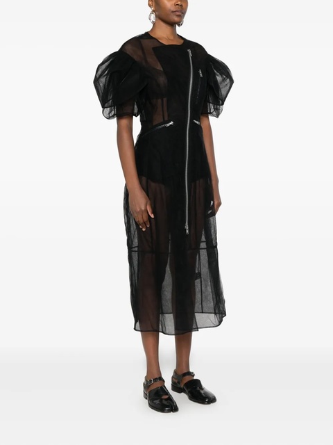 Simone Rocha semi-sheer dress - Black - zdjęcie produktu nr 2