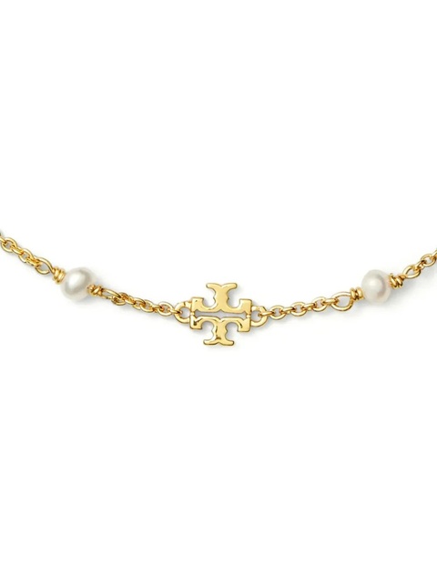 Tory Burch Kira pearl-chain bracelet - Gold - zdjęcie produktu nr 2