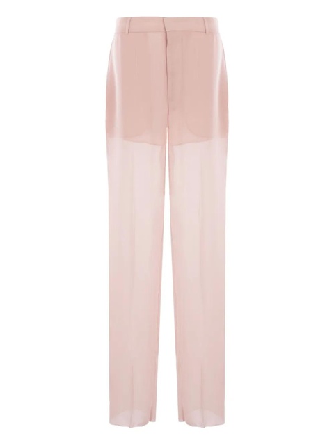Blumarine semi-sheer trousers - Pink - zdjęcie produktu nr 1