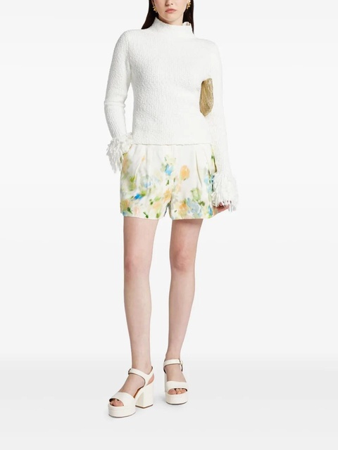 Aje linen-blend shorts - White - zdjęcie produktu nr 2