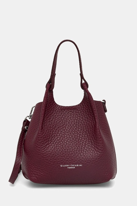 Gianni Chiarini torebka skórzana DUA kolor bordowy BS 9718 RNGDBL - zdjęcie produktu nr 1