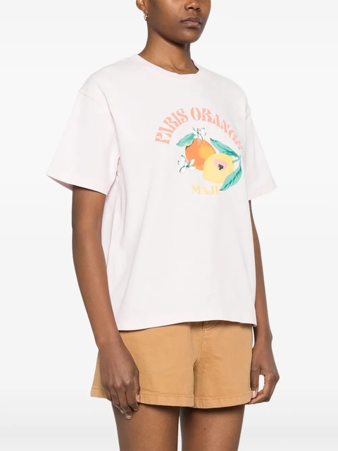 Maje graphic-print T-shirt - Pink - zdjęcie produktu nr 2