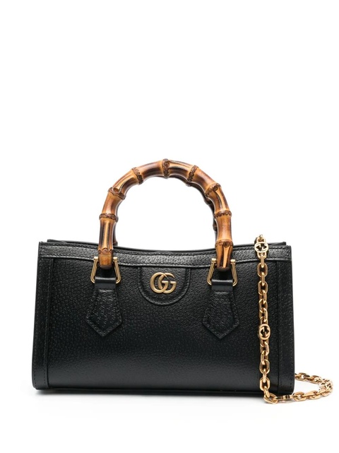 Gucci logo-plaque leather tote - Black - zdjęcie produktu nr 1