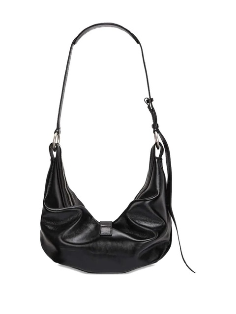 Marge Sherwood medium buckle-fastening crescent shoulder bag - Black - zdjęcie produktu nr 2