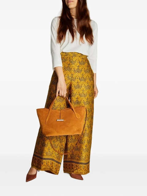 Liffner Penne suede tote bag - Brown - zdjęcie produktu nr 1