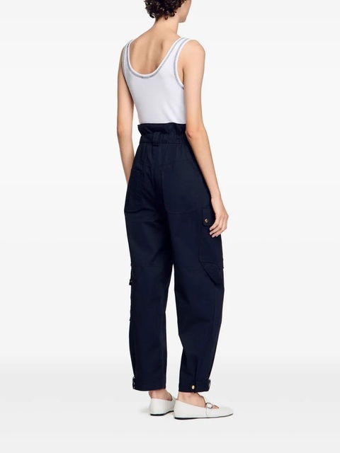 SANDRO straight-leg trousers - Blue - zdjęcie produktu nr 2