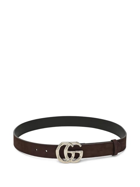 Gucci GG Marmont leather belt - Brown - zdjęcie produktu nr 2
