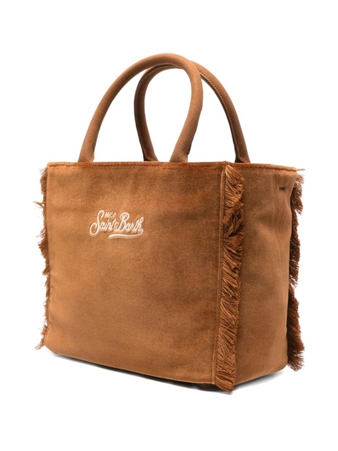 MC2 Saint Barth Colette Velvet fringed tote bag - Brown - zdjęcie produktu nr 2