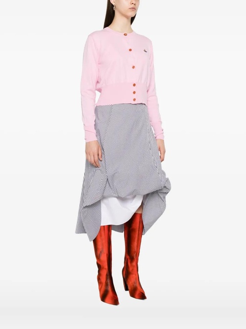 Vivienne Westwood Bea orb-embellished button cardigan - Pink - zdjęcie produktu nr 2