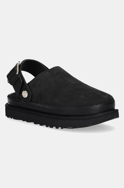 UGG klapki Goldenstar Villa Clog damskie kolor czarny na platformie 1169590-BLK - zdjęcie produktu nr 1