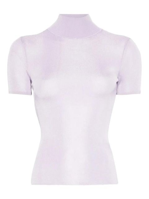Self-Portrait high-neck top - Purple - zdjęcie produktu nr 1