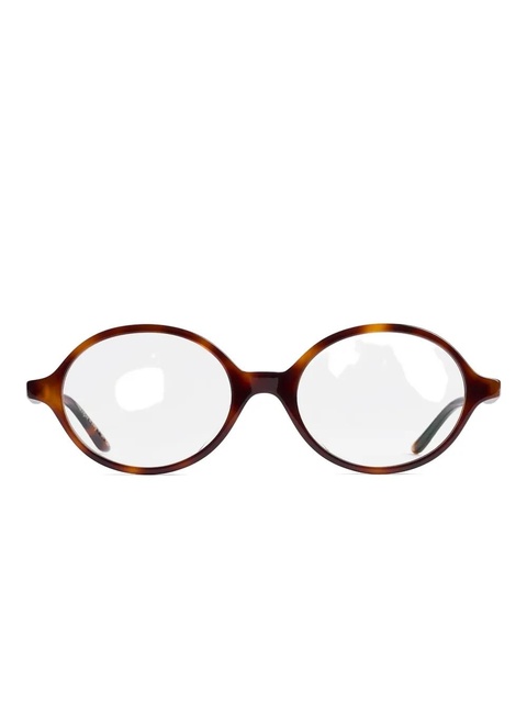 KHAITE oval-frame glasses - Brown - zdjęcie produktu nr 2