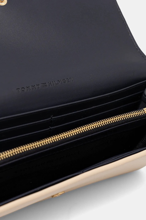 Tommy Hilfiger portfel damski kolor beżowy AW0AW17734 - zdjęcie produktu nr 2
