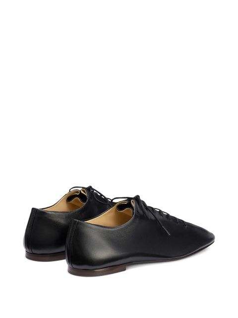 LEMAIRE Souris leather lace-up derby shoes - Black - zdjęcie produktu nr 1
