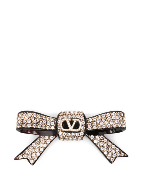 Valentino Garavani VLogo Signature hair clip - Gold - zdjęcie produktu nr 1