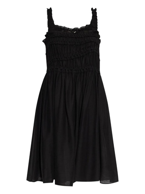 Tory Burch smocked strap dress - Black - zdjęcie produktu nr 1