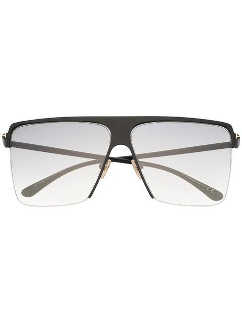 TOM FORD Eyewear Sofi square-frame sunglasses - Black - zdjęcie produktu nr 1