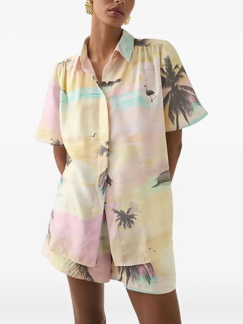 Aje Paradise buttoned shirt - Yellow - zdjęcie produktu nr 2