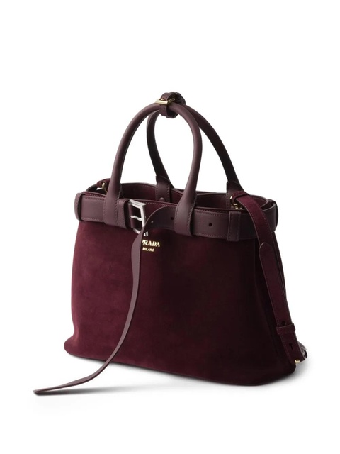 Prada medium Buckle tote bag - Red - zdjęcie produktu nr 2
