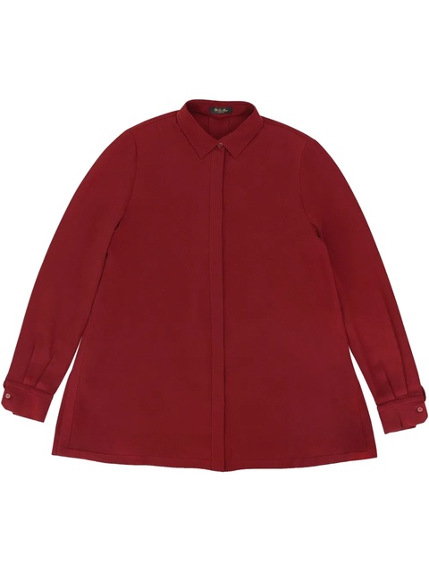 Loro Piana concealed-fastening shirt - Red - zdjęcie produktu nr 1