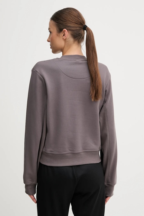 adidas by Stella McCartney bluza treningowa damska kolor szary gładka JW4692 - zdjęcie produktu nr 2