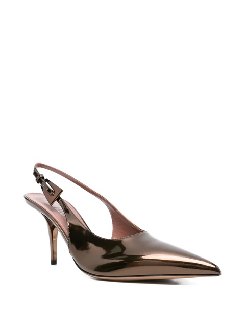 Paris Texas slingback pointed-toe pumps - Brown - zdjęcie produktu nr 2