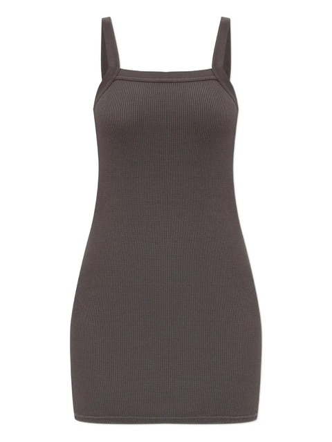 Alexander Wang ribbed square-neck dress - Grey - zdjęcie produktu nr 1