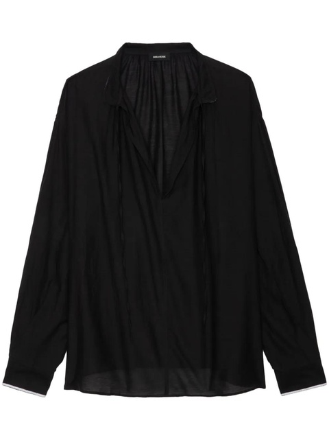 Zadig&Voltaire Troene blouse - Black - zdjęcie produktu nr 1