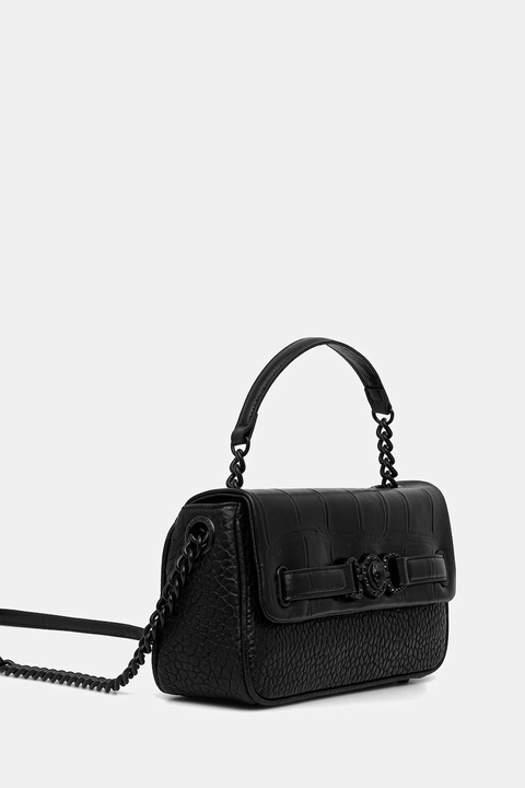 Kurt Geiger London torebka skórzana kolor czarny 5049400019 - zdjęcie produktu nr 2