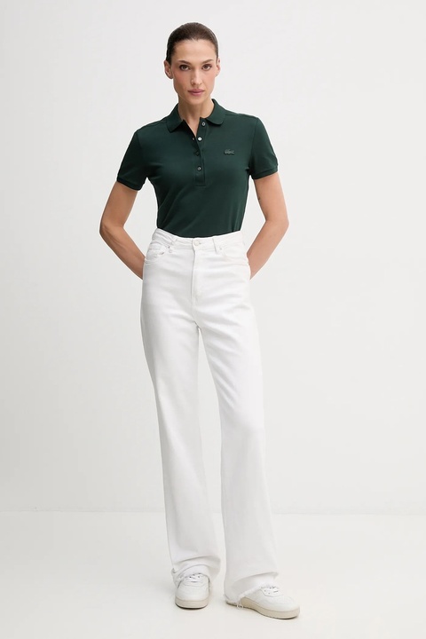 Lacoste polo damski kolor czarny PF5462 - zdjęcie produktu nr 2