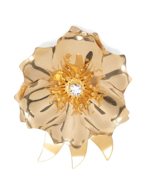 Miu Miu crystal flower brooch - Gold - zdjęcie produktu nr 1