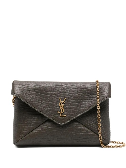 Saint Laurent small Cassandre chain mini bag - Green - zdjęcie produktu nr 1