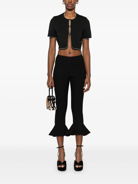 Maje short-sleeves crop top - Black - zdjęcie produktu nr 2