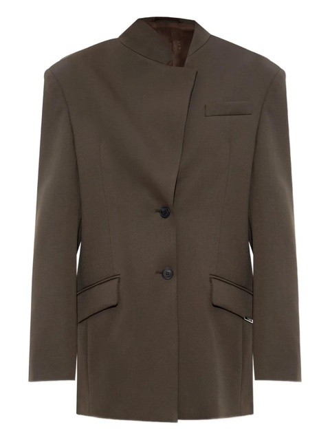 The Attico single-breasted blazer - Brown - zdjęcie produktu nr 1