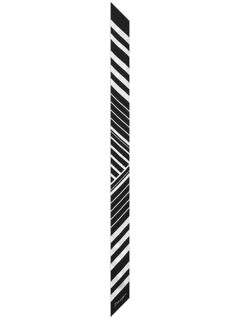 Dolce & Gabbana striped silk headscarf - Black - zdjęcie produktu nr 1