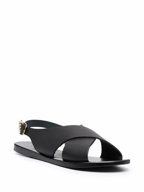 Ancient Greek Sandals Maria crossover-strap sandals - Black - zdjęcie produktu nr 2