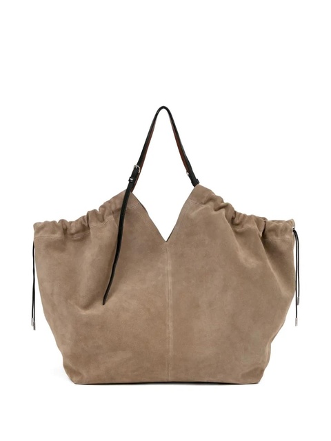 Maison Margiela suede slouchy tote bag - Neutrals - zdjęcie produktu nr 1