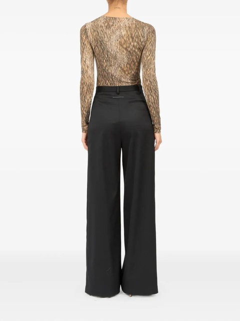 MM6 Maison Margiela tailored trousers - Black - zdjęcie produktu nr 2