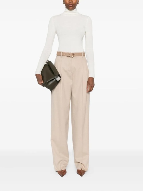 Max Mara pleated belted trousers - Neutrals - zdjęcie produktu nr 1