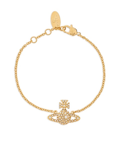 Vivienne Westwood Natalina orb-crystal bracelet - Gold - zdjęcie produktu nr 2