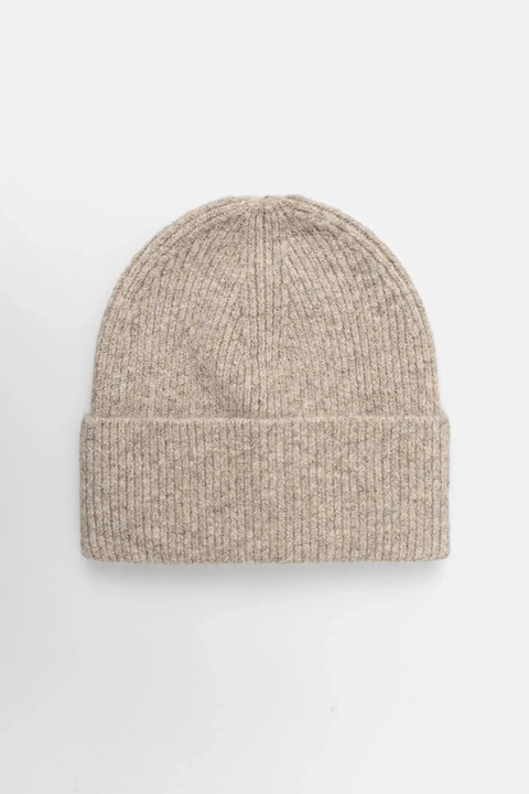 Jack Wolfskin czapka z domieszką wełny FUZZY kolor beżowy A65238 - zdjęcie produktu nr 1